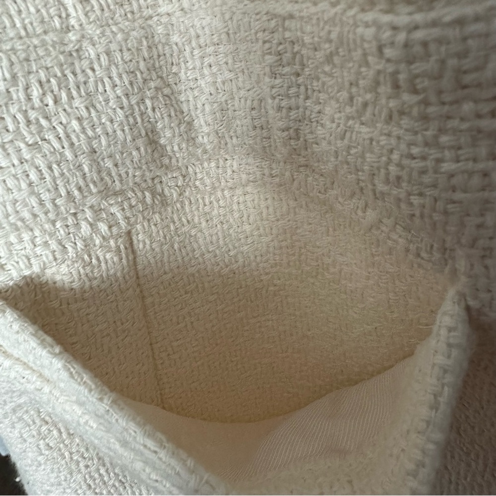 Zara Cream Jacket Size Medium - Picture 6 of 7